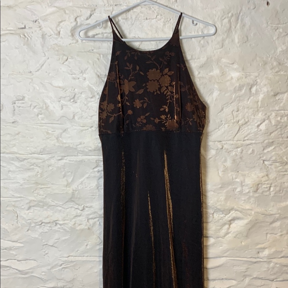 SALE Y2K Mesh Metallic Maxi Dress Spaghetti Straps Slinky New Year's holiday